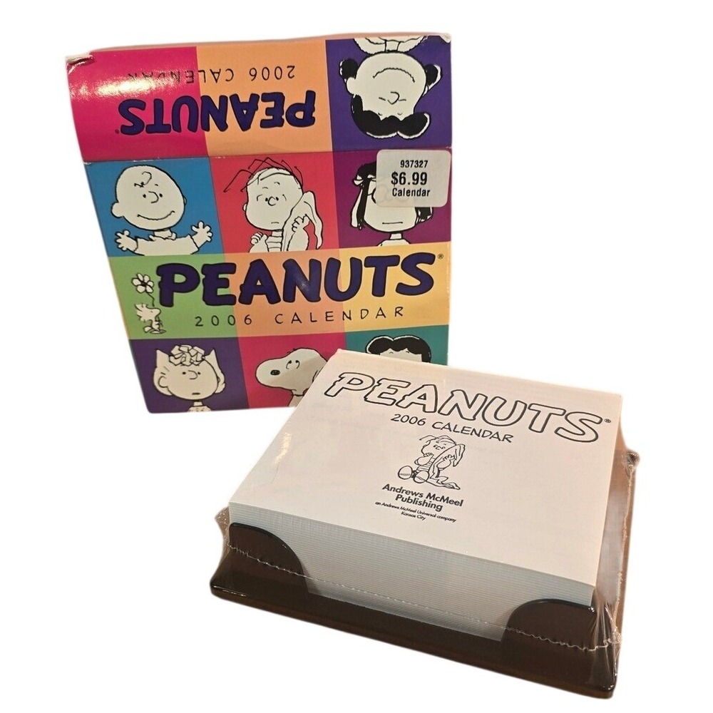 2006 PEANUTS Daily Desk Calendar  BRAND NEW Snoopy‎ Charlie Brown